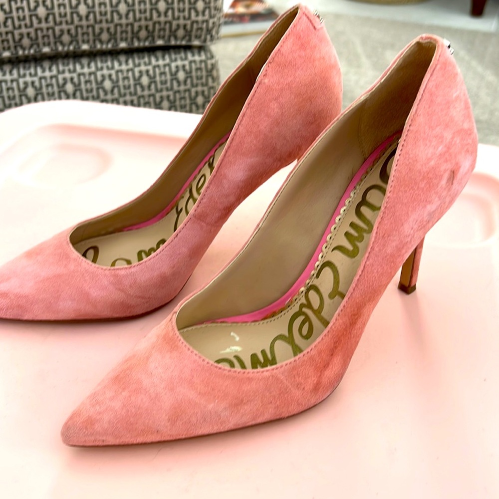 Sam Edelman suede pumps.